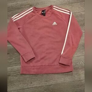 Adidas Rose Sweatshirt with White Accents